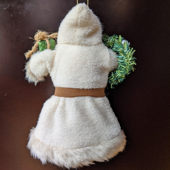 Winter White Robe Santa Claus Ornament - Picture 2 of 3